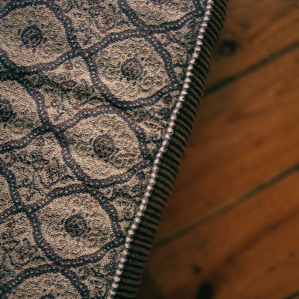 Close-up of a mattress edge